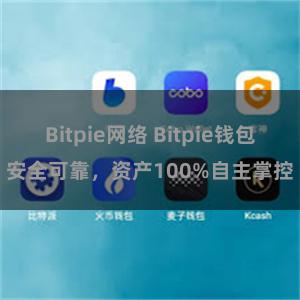 Bitpie网络 Bitpie钱包安全可靠，资产100%自主掌控