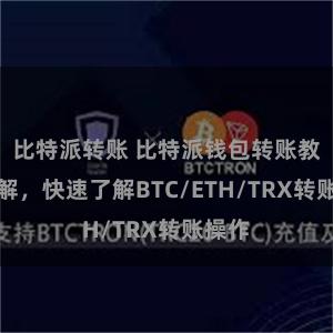 比特派转账 比特派钱包转账教程详解，快速了解BTC/ETH/TRX转账操作