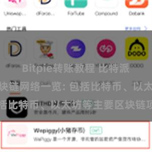 Bitpie转账教程 比特派钱包支持的区块链网络一览: 包括比特币、以太坊等主要区块链项目