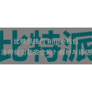 比特派钱包 Bitpie钱包冷存储功能安全吗？解析与评估