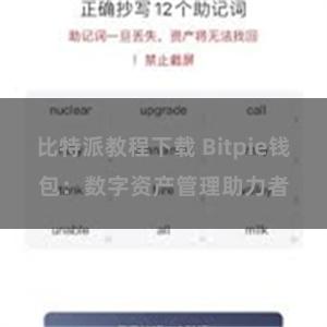 比特派教程下载 Bitpie钱包：数字资产管理助力者