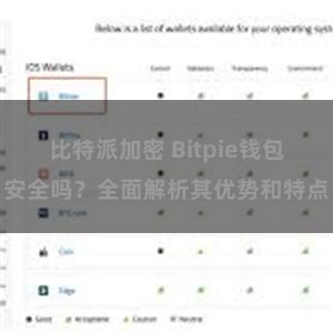 比特派加密 Bitpie钱包安全吗？全面解析其优势和特点