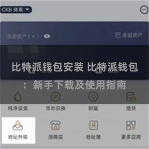 比特派钱包安装 比特派钱包：新手下载及使用指南