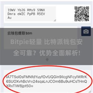 Bitpie轻量 比特派钱包安全可靠？优势全面解析!