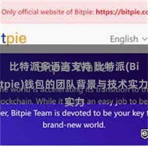 比特派多语言支持 比特派(Bitpie)钱包的团队背景与技术实力