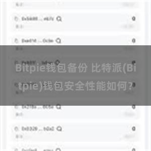 Bitpie钱包备份 比特派(Bitpie)钱包安全性能如何？